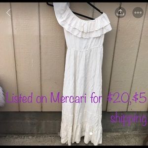 Odylyne White Summer maxi Dress